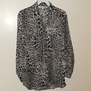 LEOPARD BLOUSE SIZE S